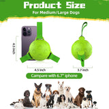 Dog Toys soccer Ball with Straps, Chew Toys for Training Indoor/Outdoor